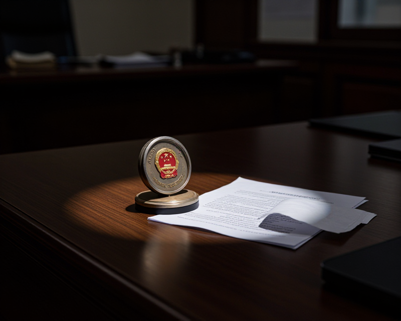 Empty Official Desk