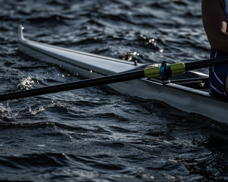 Dramatic Rowing Sculls