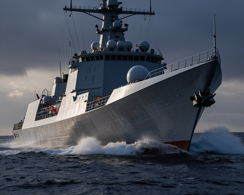 Cinematic Navy Destroyer