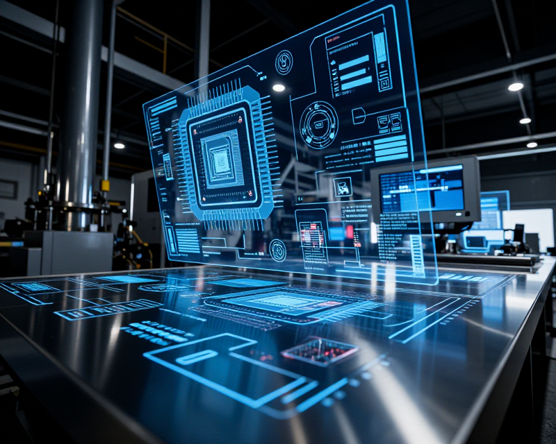 Cinematic Industrial Technology Concept