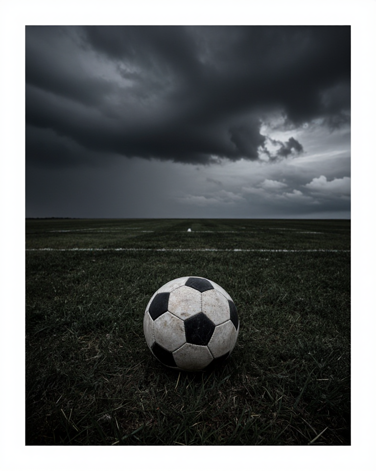 Gloomy Football Atmosphere