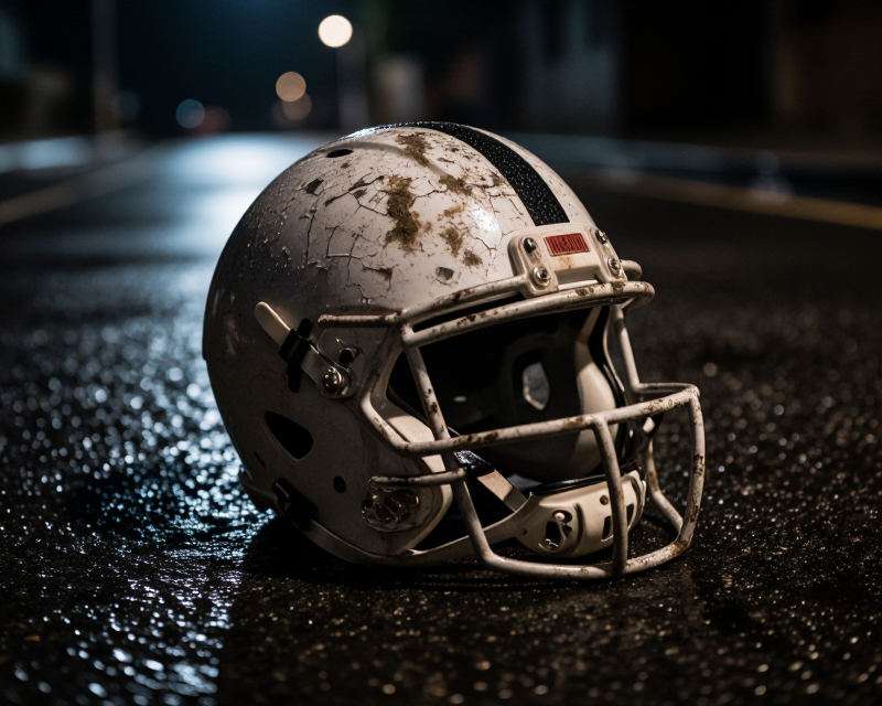 Symbolic Football Helmet