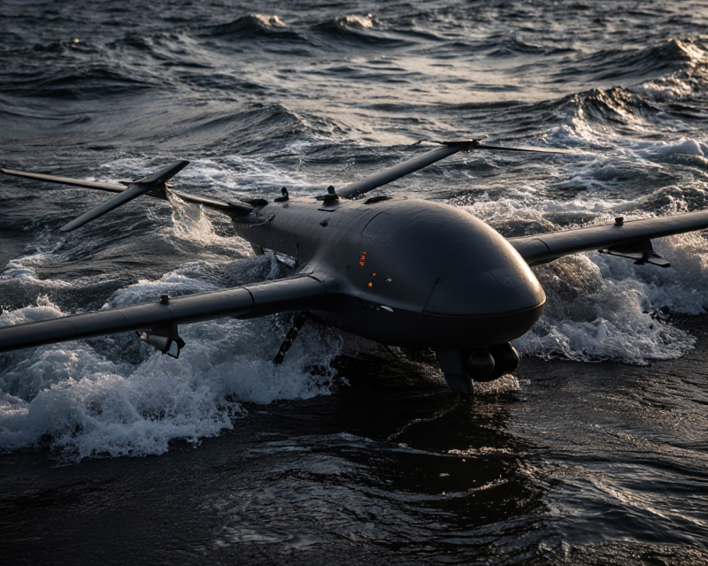 Drone Crash Scene