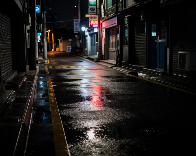 Dark Urban Drug Crisis Atmosphere