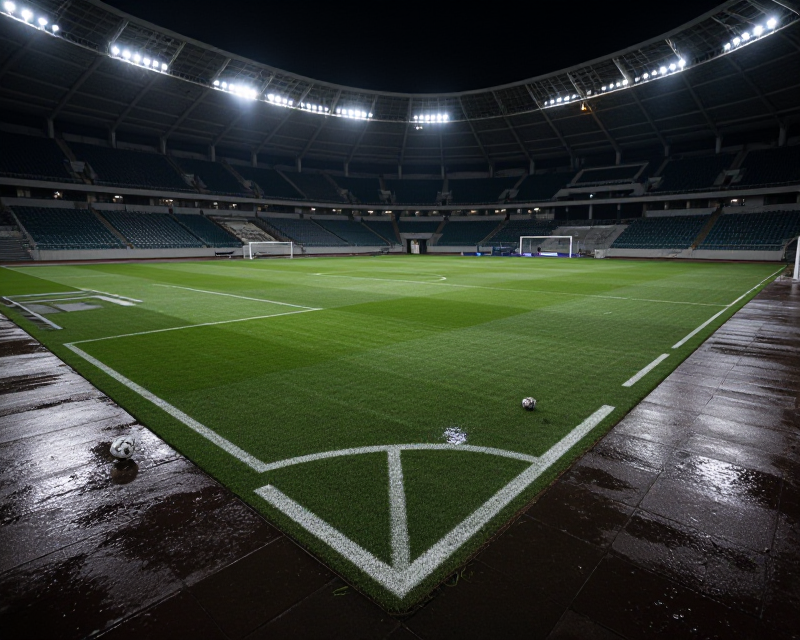 Empty Stadium After Defeat