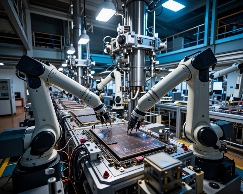 Cinematic Semiconductor Factory Concept